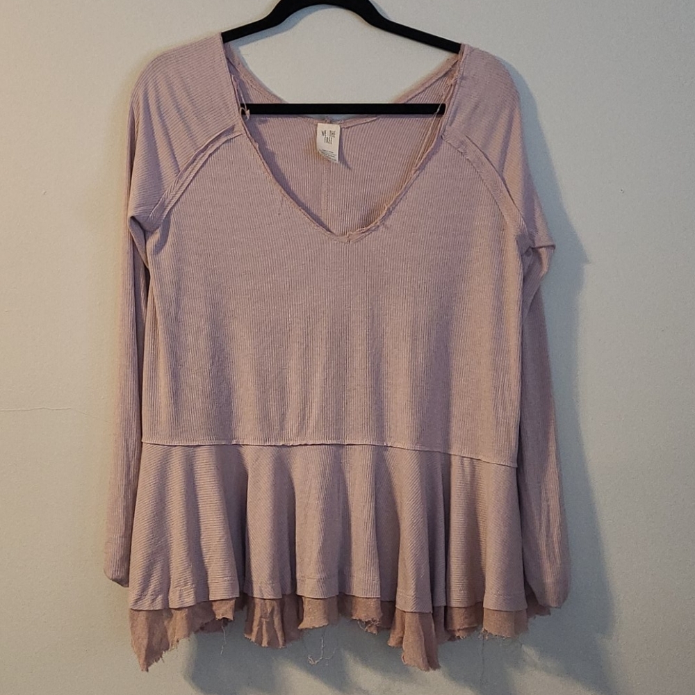 We the Free by free people layered long sleeve tee